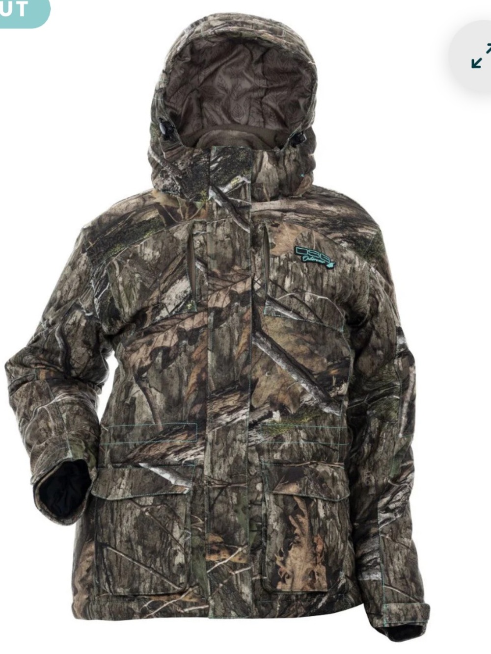 Kylie 5.0 Camo Hooded Jacket - Realtree Style